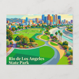 Rio de Los Angeles State Park California Postcard