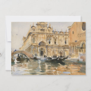 Rio dei Mendicanti, Venice by John Singer Sargent