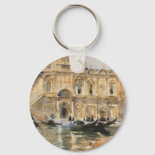 Rio dei Mendicanti, Venice by John Singer Sargent Keychain