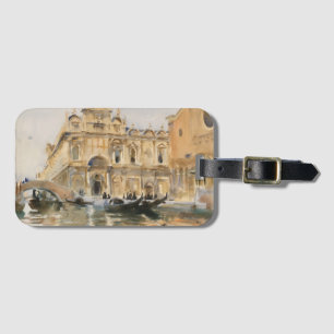 Rio dei Mendicanti, Venice by John Singer Sargent Luggage Tag