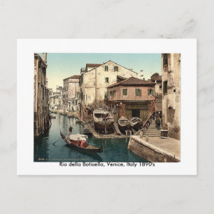 Rio della Botisella, Venice, Italy 1890's Postcard