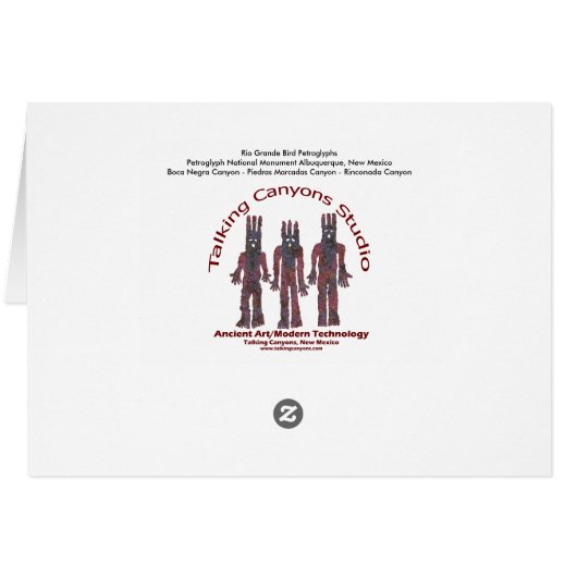 Rio Grande Bird Petroglyphs (Back Horizontal)