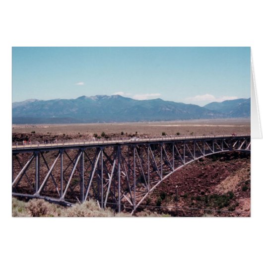 Rio Grande Bridge card (Front Horizontal)