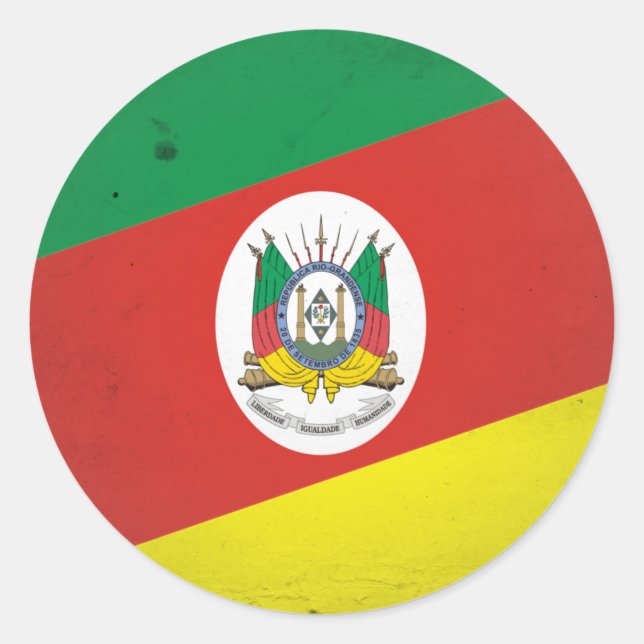 Rio Grande do Sul Classic Round Sticker (Front)