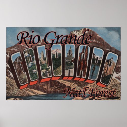 Rio Grande Natl Forest Colorado Poster