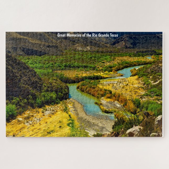 Rio Grande River Texas. Jigsaw Puzzle (Horizontal)