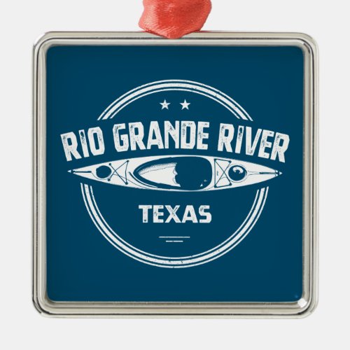 Rio Grande River Texas Metal Ornament