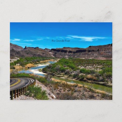 Rio Grande River Texas Postcard