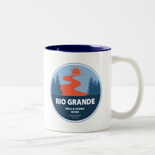 Rio Grande Wild and Scenic River Two_Tone Coffee Mug