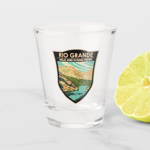 Rio Grande Wild and Scenic River Vintage Shot Glass