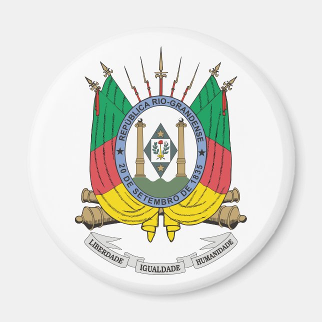 Rio Grandedo Sul, Brazil Magnet (Front)