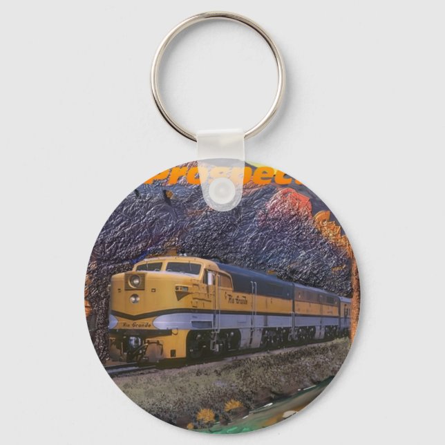 Rio Grande's Prospector in the Royal Gorge Keychain (Front)