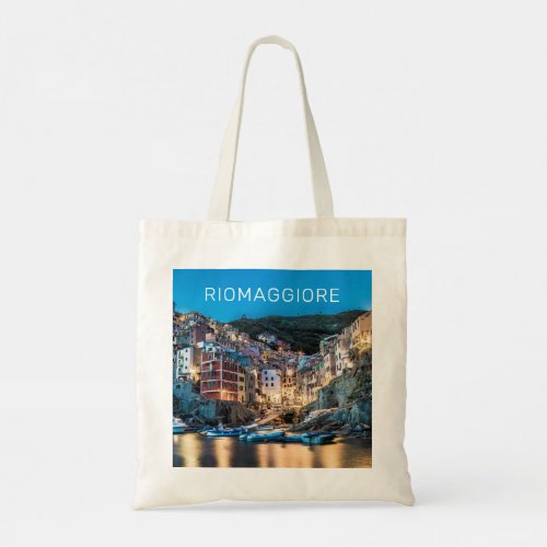 Riomaggiore Cinque Terre La Spezia Italy Panorama Tote Bag