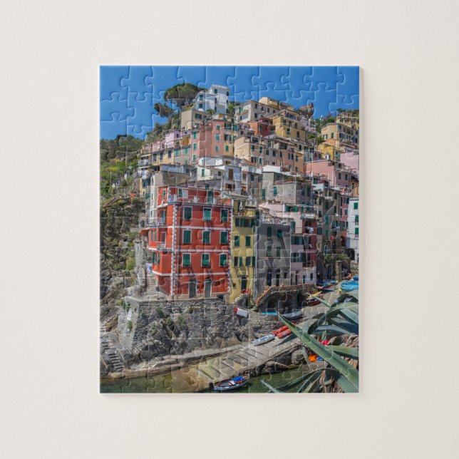 Riomaggiore Cinque Terre Liguria Italy Jigsaw Puzzle (Vertical)