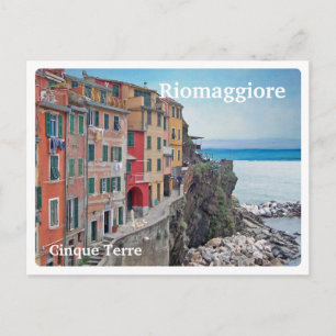RIOMAGGIORE - Cinque Terre - Liguria - OLD TOWN - Postcard