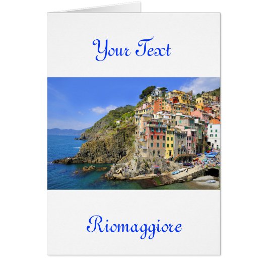 Riomaggiore, Cinqueterre Cards (Front)