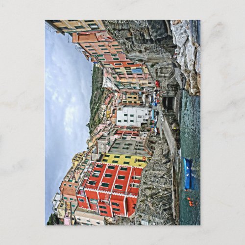 Riomaggiore Italia _ The Cinque Terre Puzzle Postcard