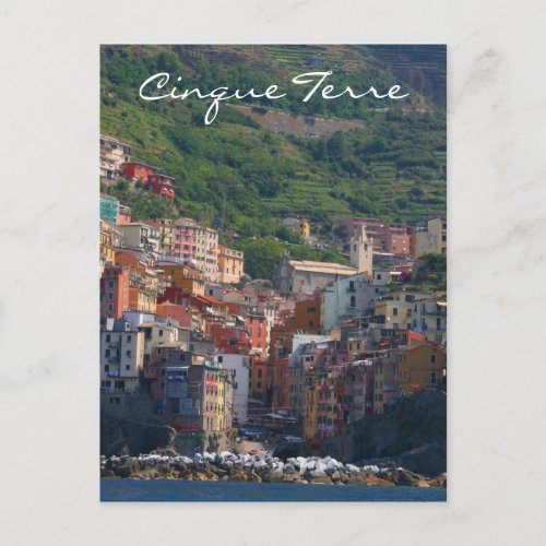 riomaggiore terre postcard