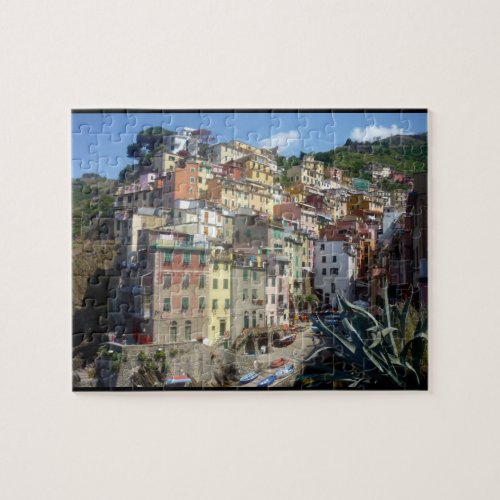 riomaggiore town jigsaw puzzle