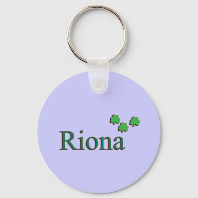 Riona Irish Girl Keychain (Front)