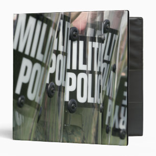 Riot control formation binder