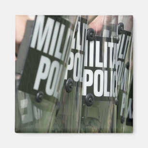 Riot control formation magnet