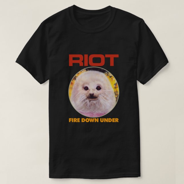 Riot Fire Down Under T-Shirt (Design Front)
