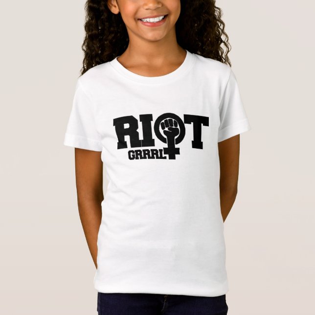 RIOT GRRRL feminist T-Shirt (Front)