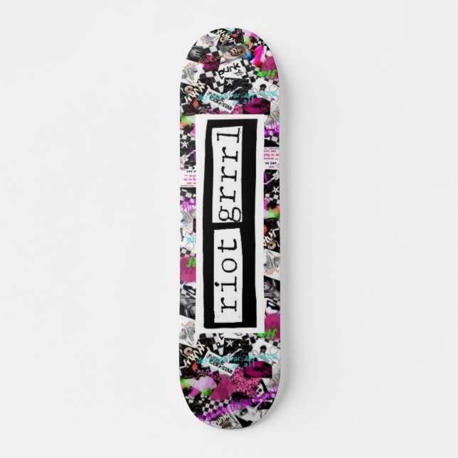 Riot Grrrl Skateboard Deck (Front)