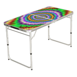 Riot of Color Eye Teaser Beer Pong Table