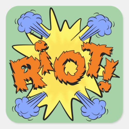 Riot Square Sticker