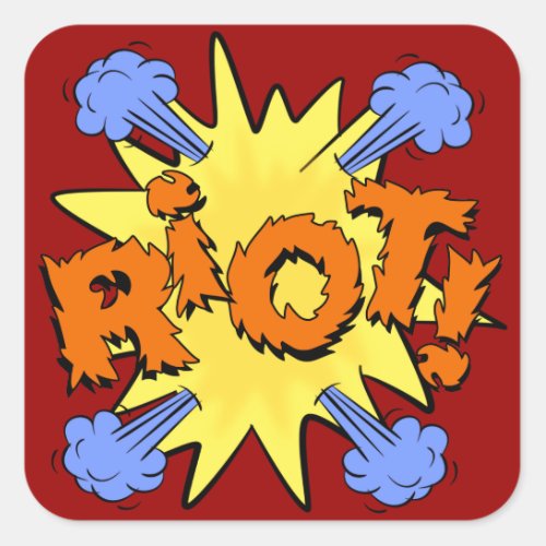 Riot Square Sticker