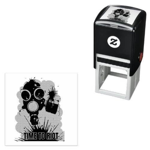 Riot Time Self-inking Stamp