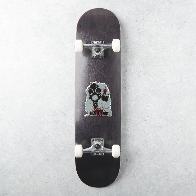 Riot Time Sticker (Skateboard)