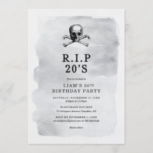 RIP 20's Invitation