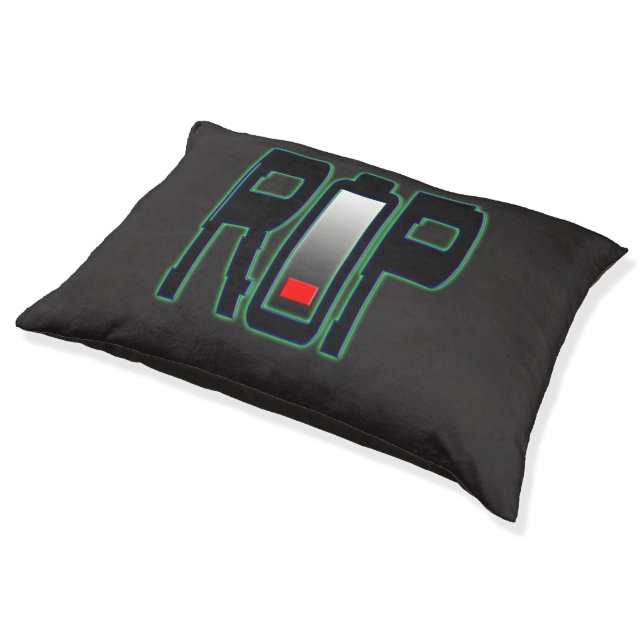 RIP Battery Dog Bed (Angled)