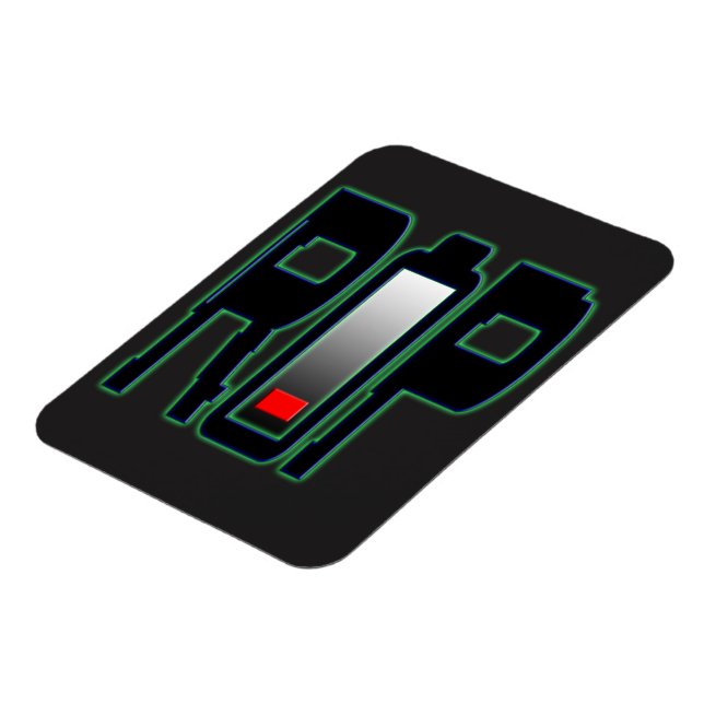 RIP Battery Flexible Photo Magnet (Left Side)