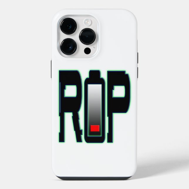RIP Battery iPhone / iPad case (Back)