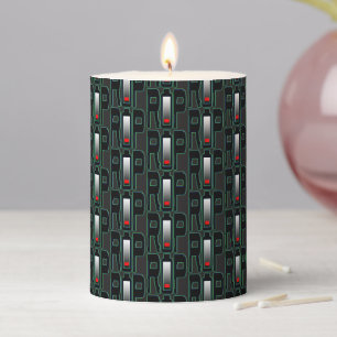 RIP Battery Pillar Candle