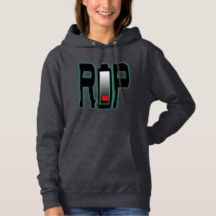 RIP Battery Women's Basic Hooded Sweatshirt