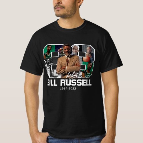 Rip Bill Russell 88 T_Shirt