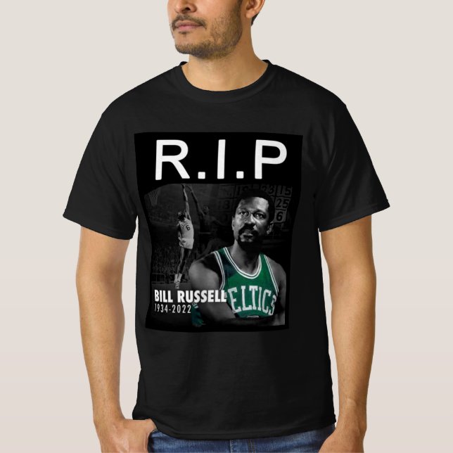 Rip Bill Russell Memories  T-Shirt (Front)