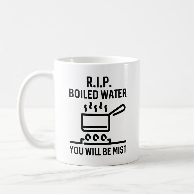 Rip Boiled Water Coffee Mug (Left)