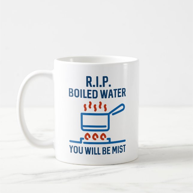 Rip Boiled Water Coffee Mug (Left)
