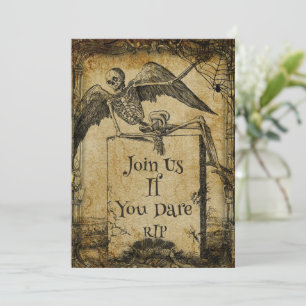 RIP Creepy Halloween Party Invitation
