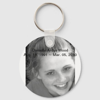 RIP Danielle Ardys Wood Keychain