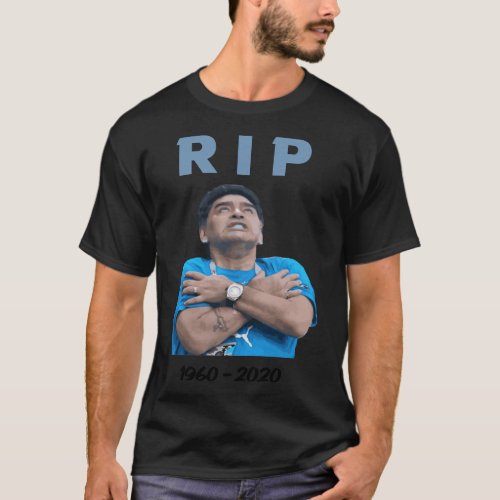 RIP DIEGO MARADONA REST IN PEACE BEST WORLD FOOTBA T_Shirt