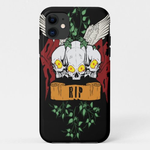 RIP Evil Skulls iPhone 5 Cover