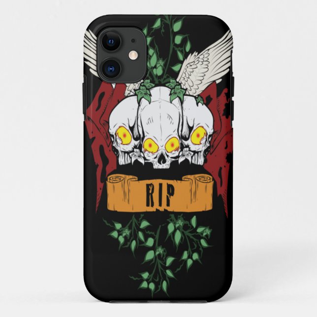 RIP Evil Skulls iPhone 5 Cover (Back)