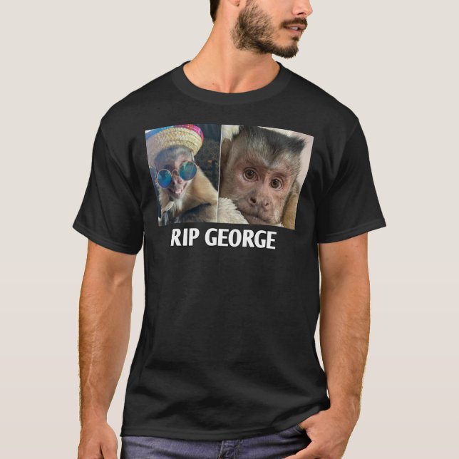 RIP GEORGE  THE TIK TOK MONKEY  Essential T-Shirt (Front)